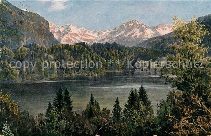 Verlag WIRO Wiedemann Nr. 2383 C Oberstdorf Freibergsee