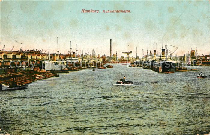 Hafenanlagen Hamburg Kuhwaerderhafen