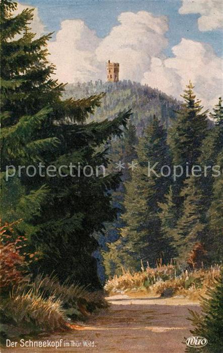 Verlag WIRO Wiedemann Nr. 3139 Schneekopf Thüringer Wald