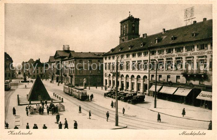 Strassenbahn Karlsruhe Marktplatz