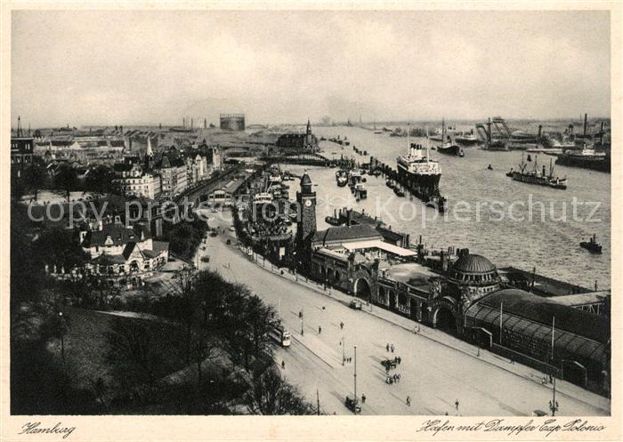 Dampfer Oceanliner Cap Polonio Hamburg Hafen