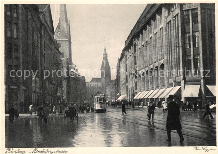 Strassenbahn Hamburg Mönckebergstrasse
