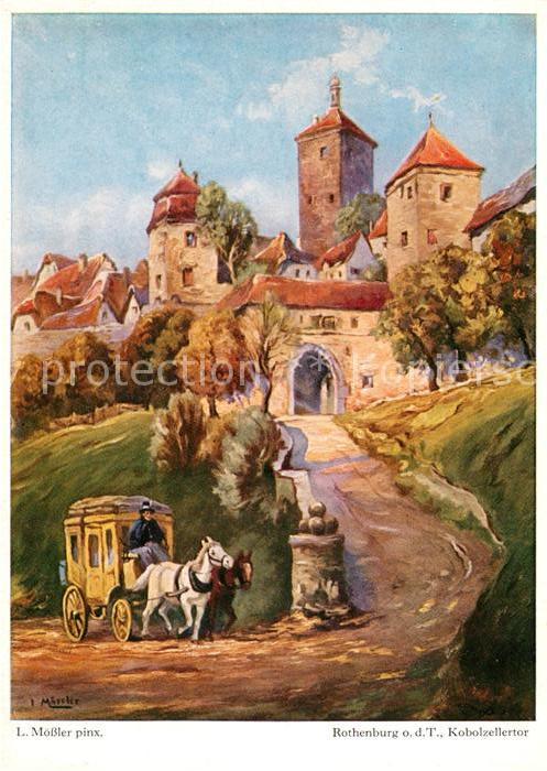 Moessler L. Rothenburg Tauber Kobolzellertor