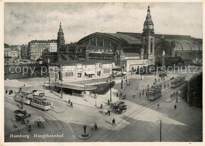 Bahnhof Hamburg Hauptbahnhof Strassenbahn