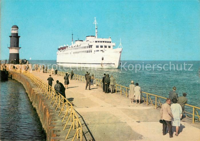 Schiffe Ships Navires MS Warnemünde Rostock-Warnemünde