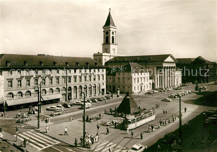 Strassenbahn Karlsruhe Marktplatz