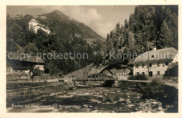Obervellach Kaernten mit Groppenstein