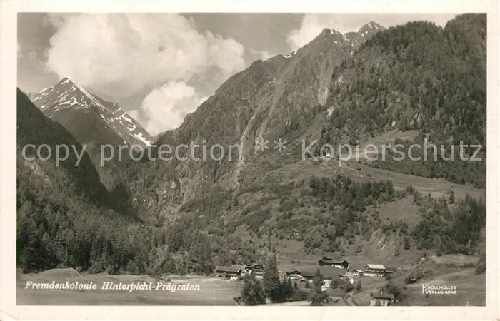 Praegraten Grossvenediger Fremdenkolonie Hinterpichl