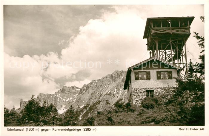 Tirol Region Ederkanzel mit Karwendelgebirge