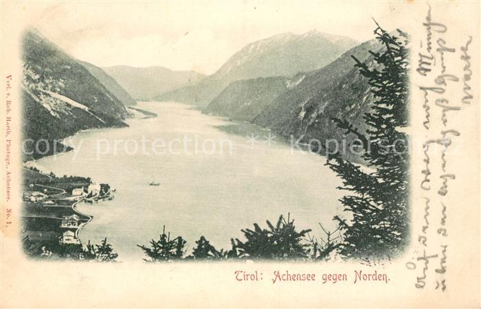Achensee Panorama Blick gegen Norden