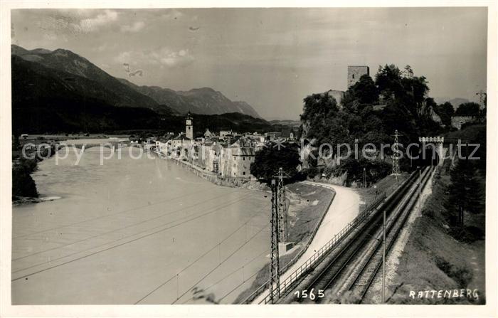 Rattenberg Tirol Panorama Inn Eisenbahn Alpen