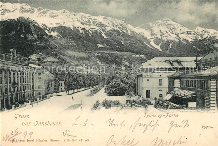 Innsbruck Rennweg Alpen Nordkette