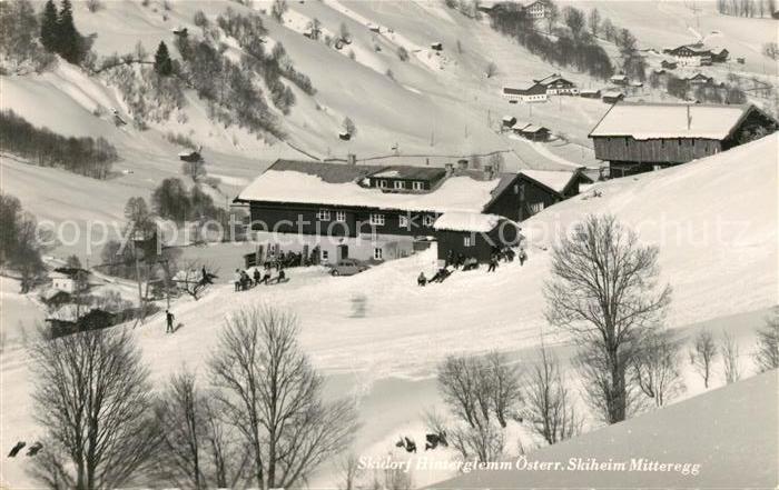 Hinterglemm Saalbach Skidorf Skiheim Mitteregg Winterlandschaft Alpen