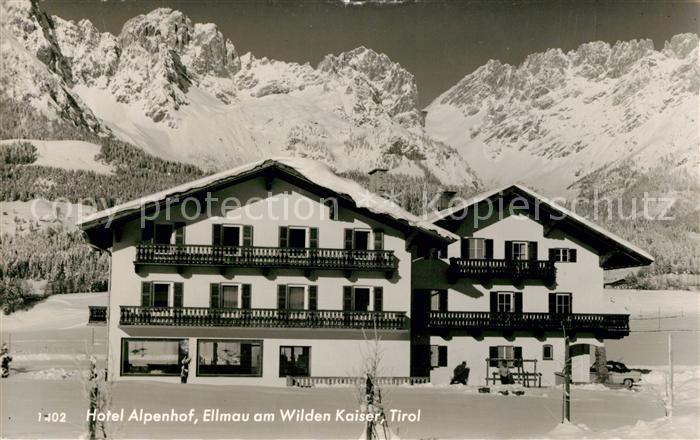 Ellmau Tirol Hotel Alpenhof am Wilden Kaiser Kaisergebirge Winterpanorama