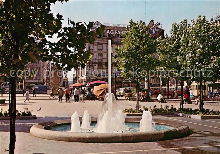 Bruxelles Bruessel Place Rogier Fontaine