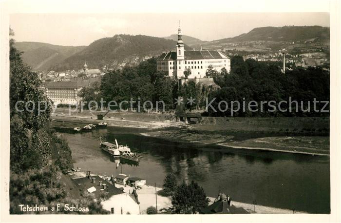 Tetschen-Bodenbach Boehmen Schloss
