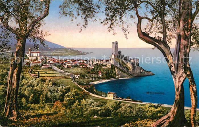 Malcesine Lago di Garda Panorama Gardasee