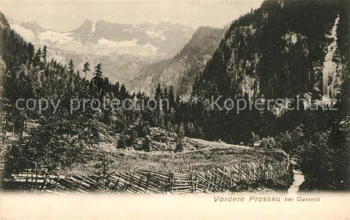 Gastein Bad Landschaftspanorama Vordere Prossau Alpen