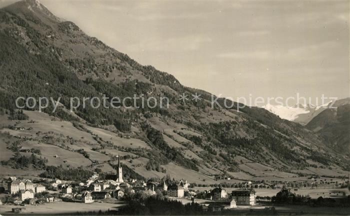 Hofgastein Panorama Blick gegen die Tauern