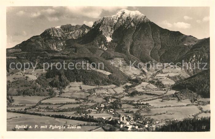 Spital Pyhrn mit Pyhrgas Fliegeraufnahme