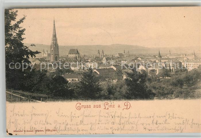 Linz Donau Stadtpanorama
