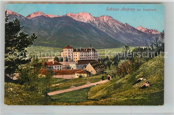 Innsbruck Schloss Ambras Alpenpanorama