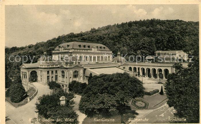 Baden Wien Kur Casino Blumenuhr Trinkhalle