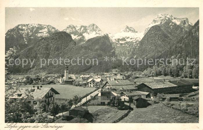 Lofer mit Steinbergen