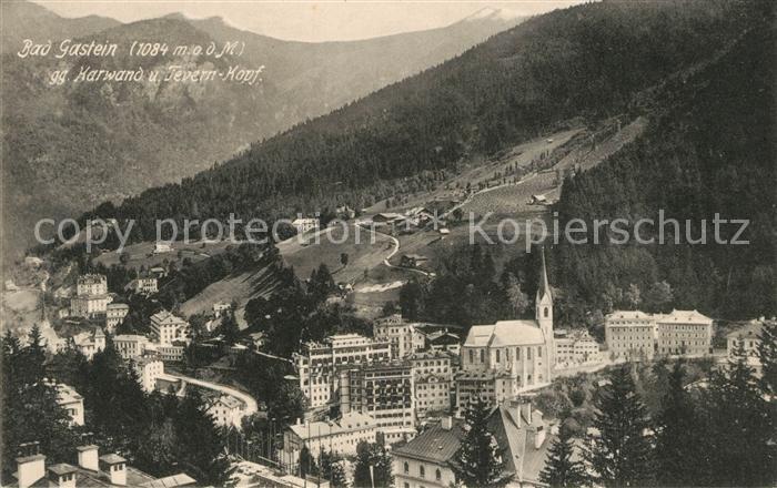 Bad Gastein mit Karwand und Tevernkopf