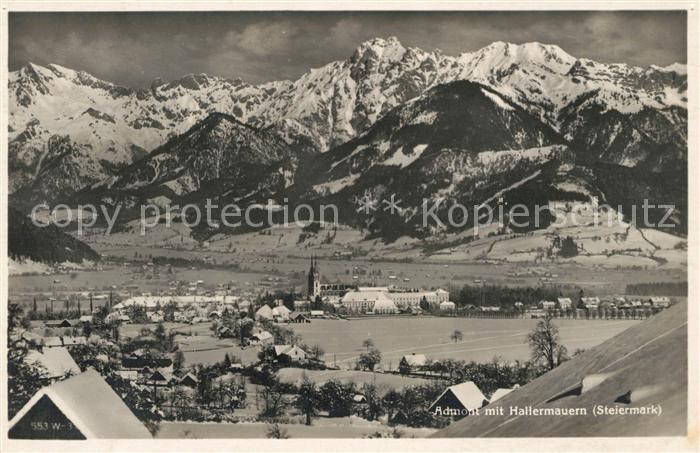 Admont Steiermark mit den Hallermauern