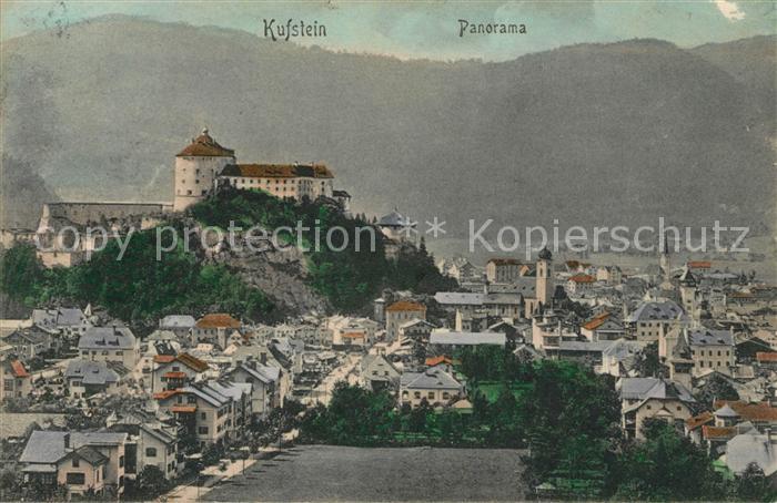 Kufstein Tirol Panorama Schloss
