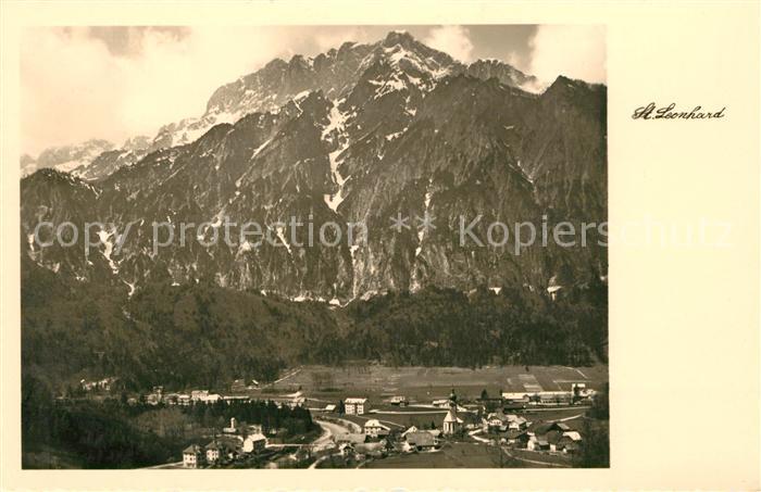 St Leonhard Drachenloch mit Untersberg