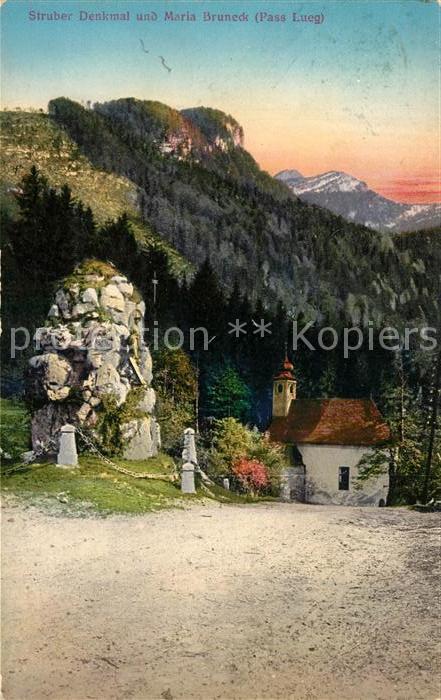 Golling Salzach Struber Denkmal und Maria Bruneck