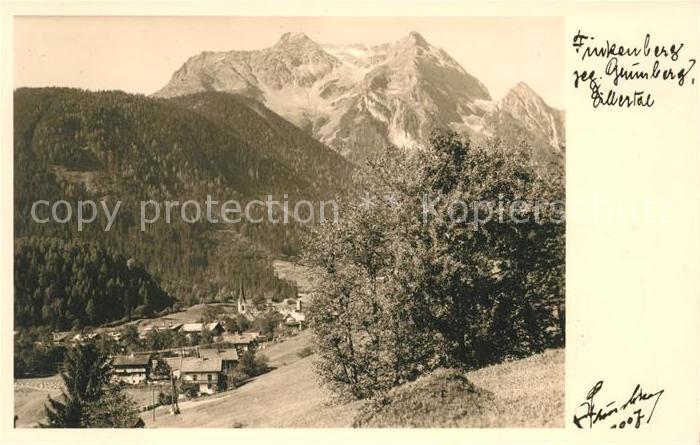 Finkenberg Tirol mit Gruenberg im Zillertal