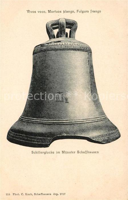 Kirchenglocke Churchbell Cloche Eglise Schillerglocke Muenster Schaffhausen