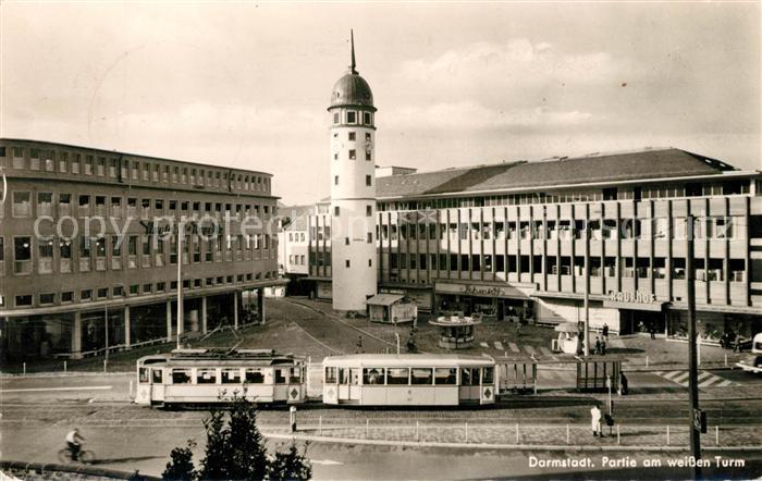 Strassenbahn Darmstadt Weisser Turm