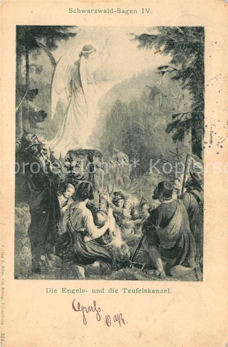 Sagen Maerchen Schwarzwald-Sagen Engels- und Teufelska