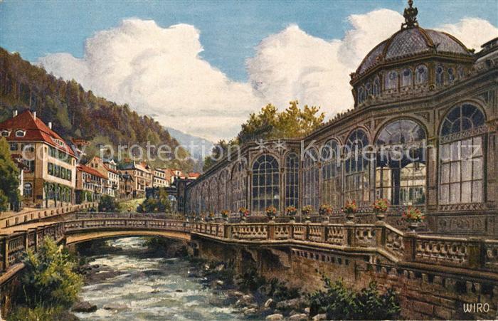 Verlag WIRO Wiedemann Nr. 2739 A Wildbad Trinkhalle