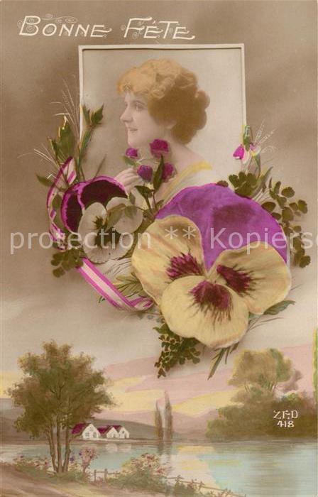 Verlag ZED Nr. 418 Frau Stiefmütterchen Bonne Fete