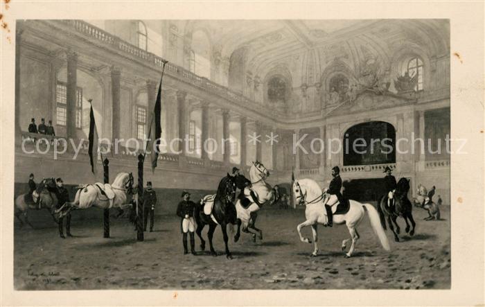 Reitsport Pferdesport Pferderennen Spanische Reitschule Wien Künstlerkarte