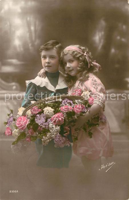 Foto Irisa Nr. 2861 Kinder Rosen