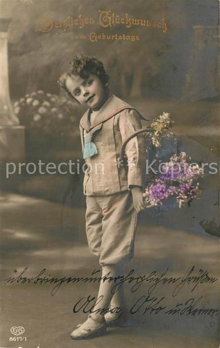 Foto EAS Nr. 8617/1 Geburtstag Junge Blumen