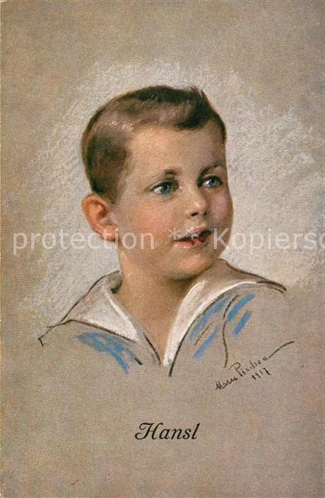 Kuenstlerkarte M. Pischon Hansl