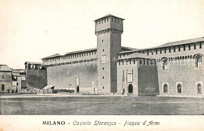 Milano Castello Sforzesco Piazza d Armi