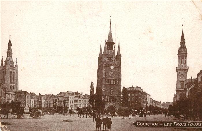 Courtrai KORTRIJK Flandre Belgie Les Trois Tours