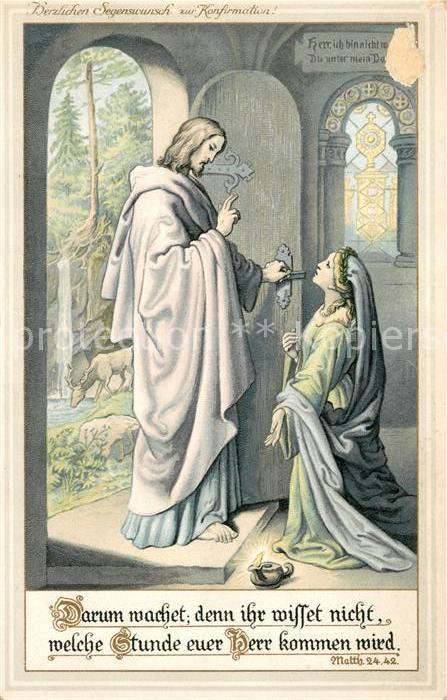Konfirmation Jesus Litho