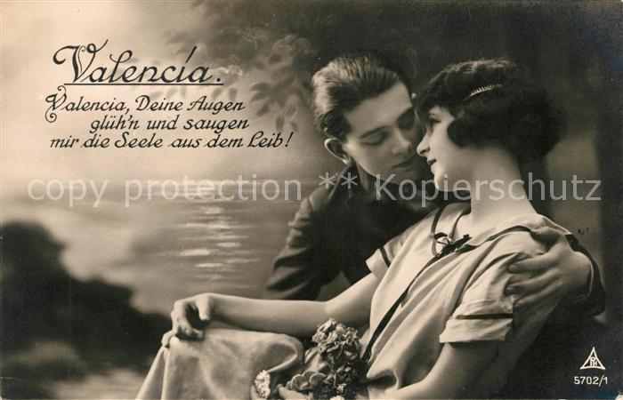Foto PH Nr. 5702/1 Poesie Valencia Paar