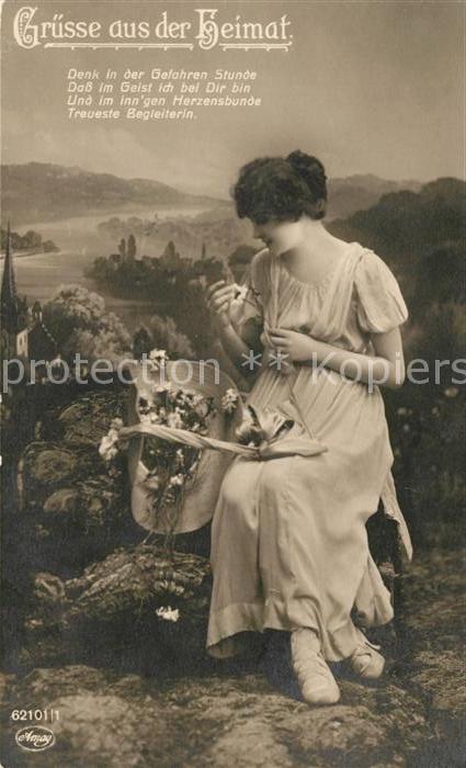 Foto Amag Nr. 62101/1 Grüsse aus der Heimat Poesie Fr