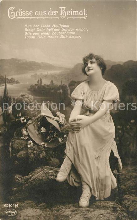 Foto Amag Nr. 62101/4 Grüsse aus der Heimat Poesie Fr