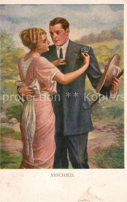 Munk M. Wien Vienne Nr. 1128 A Abschied